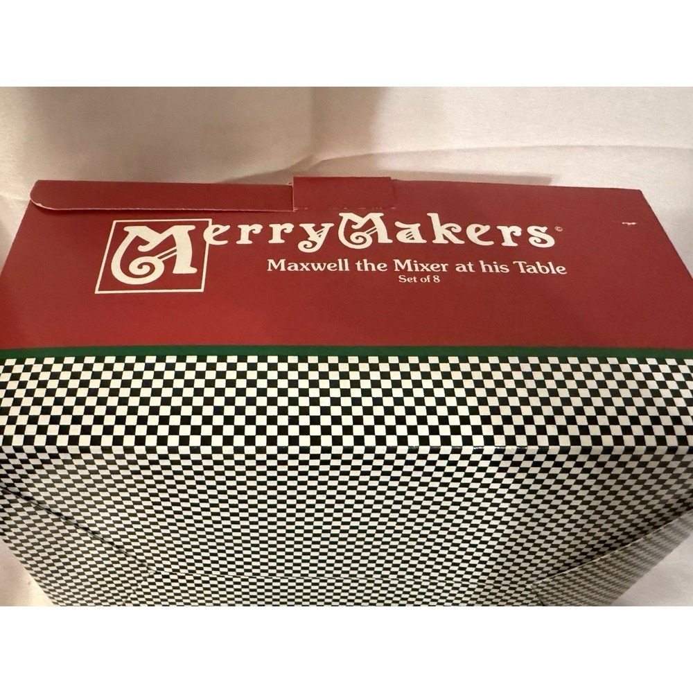 Vintage‎ Dept 56 Maxwell the Mixer Porcelain Baking Set #9372-6 Complete Box - Picture 13 of 16